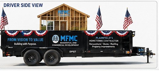 MFMC parade float driver side view